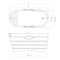 Alfi Brand AB1163 61" Free Standing Wooden Bathtub W/ Cushion Headrest AB1163 - alternate 2